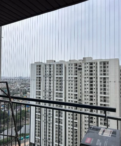 Madurai Modern Invisible Grill Installation